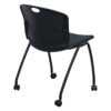 SitOnIt Anytime Used Mobile Guest Chair, Black Pattern