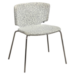 Steelcase Coalesse Wrapp Used Guest Chair, White and Black