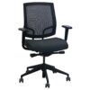 SitOnIt Focus Used Black Mesh Task Chair, Cosmos Jet Seat