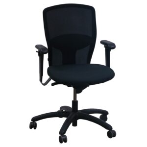 Teknion T-3 Used Mesh Task Chair, Black