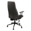 Murphy by Inside Job Executive High Back PU Leather Chair, Gray