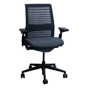 Steelcase Think V2 Used Graphite Mesh Back Task Chair, Gray Seat