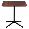 Allermuir Used 30 In Square Laminate Table, Teak