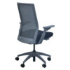 Allsteel Evo Used Gray Mesh Back Task Chair, Black Seat