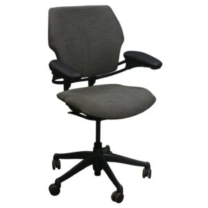 Humanscale Freedom Used Mid Back Task Chair, Charcoal Gray