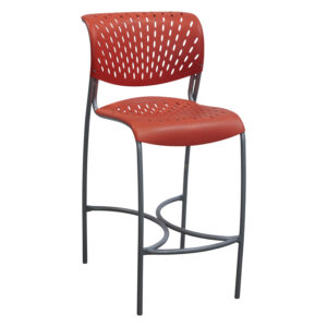 Izzy Used Stack Stool, Orange