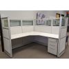 Max06 Cubicle All Fabric and Clear Glass