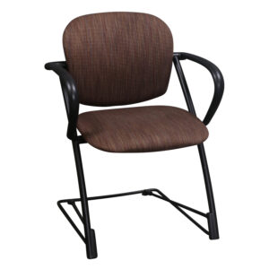 Steelcase Ally Used Multipurpose Chair, Brown Pattern
