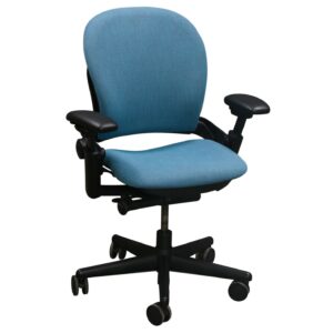 Steelcase Leap V1 Used Task Chair, Jewel Blue