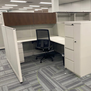 6x8 Haworth UniGroup Used Cubicles, Gray