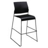 Allseating Used Armless Stack Stool, Black