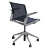 Allsteel Clarity Used Mesh Conference Chair, Black and White
