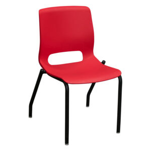 Hon Used Stack Chair, Red