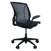 Humanscale Diffrient Used Light Mesh Back Conference Chair, Smooth Black