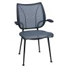 Humanscale Liberty Used Mesh Side Chair, Silver and Black