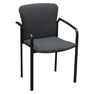 Steelcase Used Stack Chair, Midnight Gray