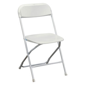 Used Folding Chair, White
