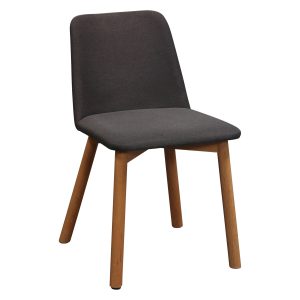 Blu Dot Used Guest Chair w Natural Legs, Gray