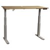 Enwork 29x53 In Used Adjustable Height Table Desk, Oak