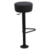 Mikomax Used Round Adjustable Height Stool, Gray