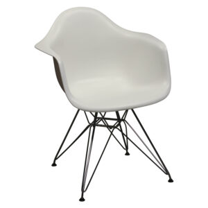 Herman Miller Eames Used Molded Fiberglass Armchair, White