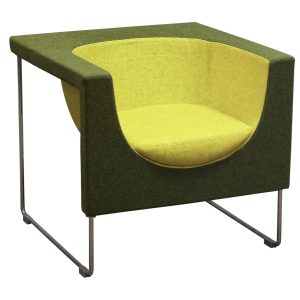 STUA Nube Used Armchair, Yellow and Green