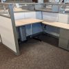 Steelcase Answer 6x6 Used Buddy Station, Light Taupe