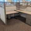 Steelcase Answer 6x6 Used Buddy Station, Light Taupe