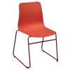 Naughtone Polly Used Stack Chair, Salmon