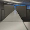 6x6 Haworth Used Cubicle, Gray