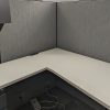 6x6 Haworth Used Cubicle, Gray