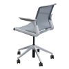 Allsteel Clarity Used Mesh Conference Chair, Light Gray