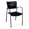 Compel Octiv Used Stack Chair, Black