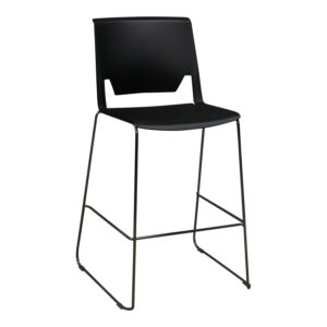 Haworth Very Series Used Stack Stool, Black