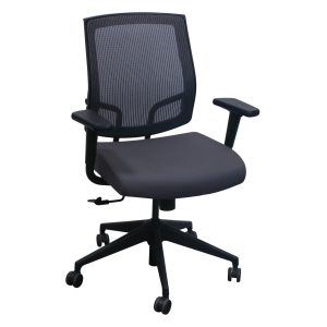 SitOnIt Focus Used Graphite Mesh Task Chair, Gray Seat