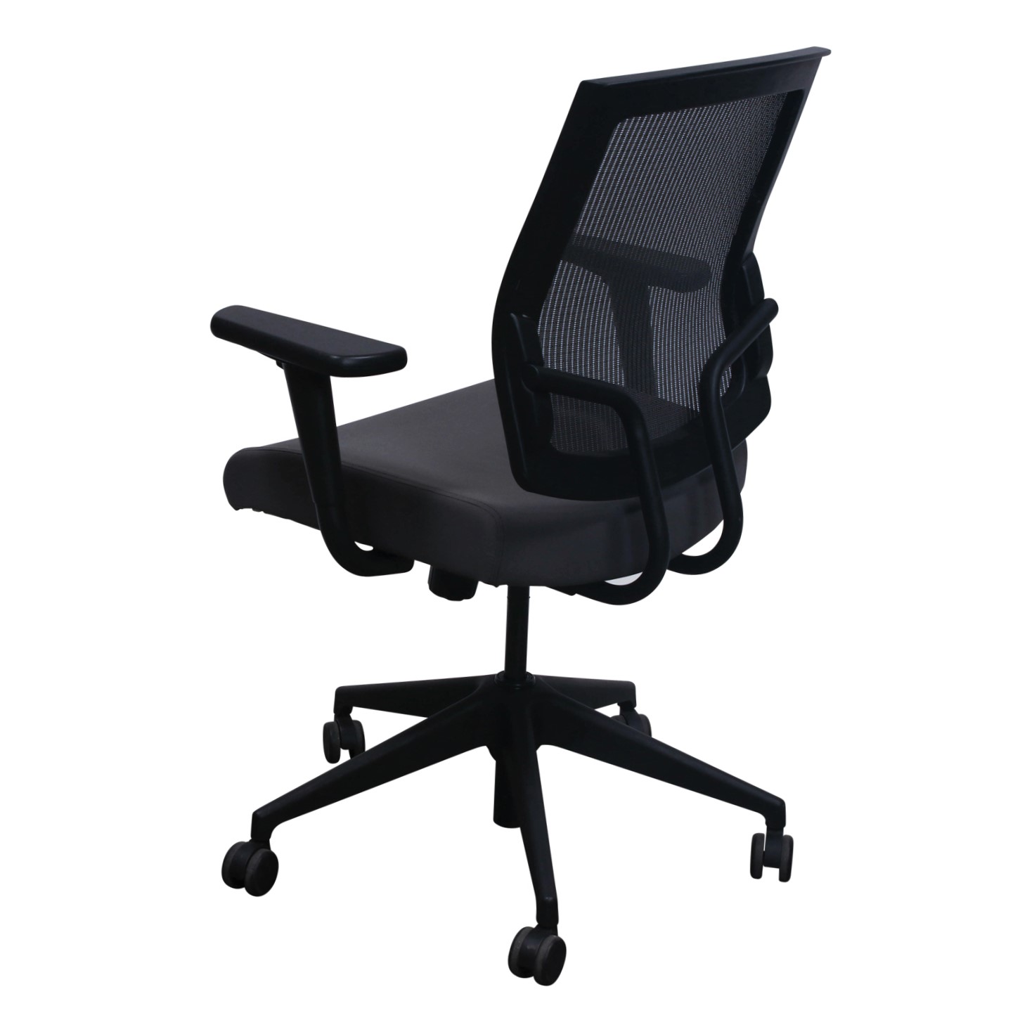 SitOnIt Focus Used Graphite Mesh Task Chair, Gray Seat - National