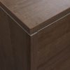 Manhattan 30x66 Single Pedestal Laminate Desk, Truffle