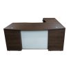 Manhattan 36x72 24x48 Laminate L-Shape Desk Left Return, Truffle