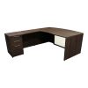 Manhattan 36x72 24x48 Laminate L-Shape Desk Left Return, Truffle