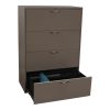 Used 4 Drawer 36 Inch Lateral File, Gray