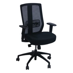 Ergonomic Used Mesh Back Task Chair, Black