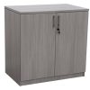 Everyday 36 in Laminate Storage Cabinet, Cement Gray