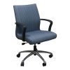Steelcase Coalesse Chord Used Conference Chair, Blue Stripe
