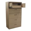 Steelcase Used 5 Drawer 36 Inch Lateral File, Dark Putty