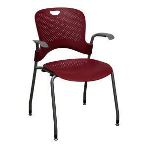 Herman Miller Caper Used Stack Chair, Red