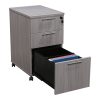 Everyday Laminate Mobile Pedestal Box Box File, Cement Gray