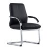 Kendall by goSIT PU Leather Side Chair, Black