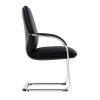 Kendall by goSIT PU Leather Side Chair, Black