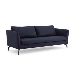 Shelby by goSIT Executive Leather Three Seat Sofa, Blue