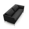 Shelby by goSIT Executive Leather Two Seat Sofa, Black